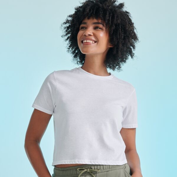 SF Ladies Cropped Boxy T-Shirt Thumbnail