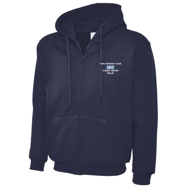 NHS Logo Zip Hoody Thumbnail